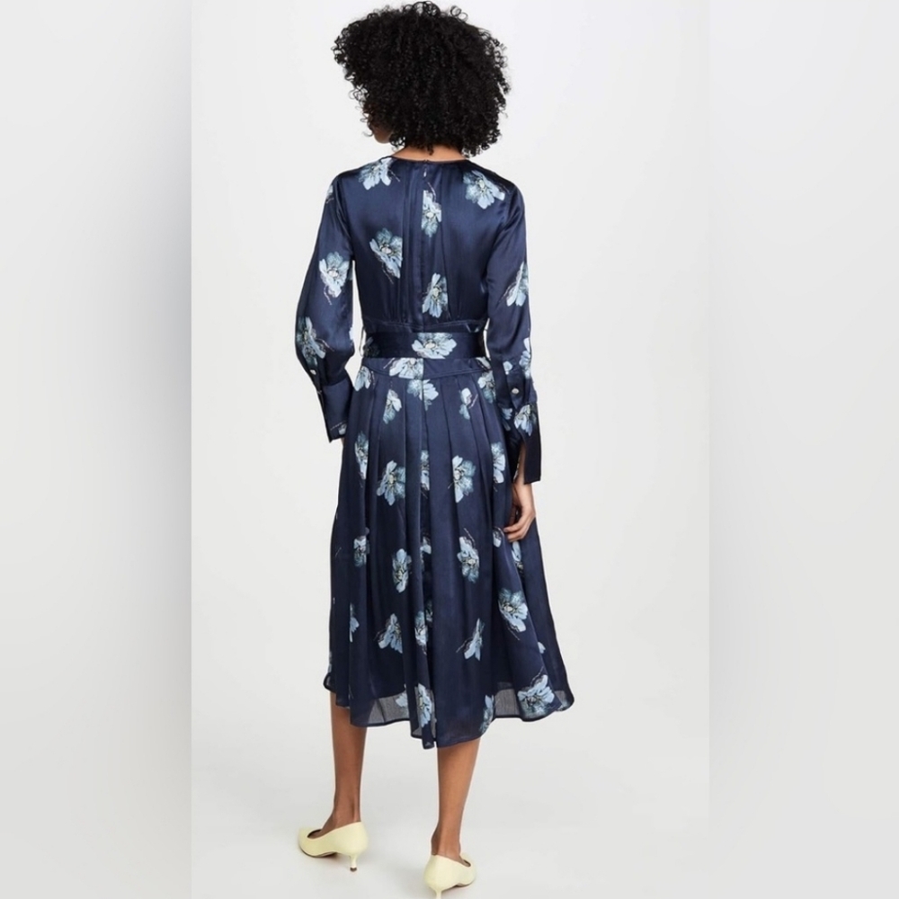 NWT Club Monaco Belted Floral Dress - Picture 3 of 7